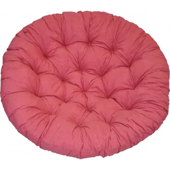 Podsedák Axin Trading s.r.o. Polstr na křeslo papasan 115 cm malinový melír