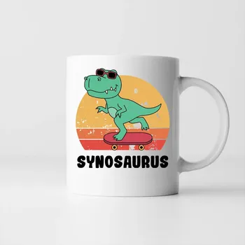 Žertovný předmět Synosaurus - hrnek s potiskem