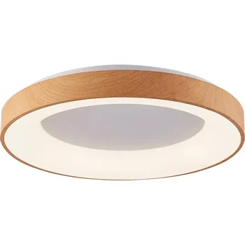 Moderní stropní svítidlo Santana 38 dřevo