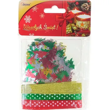 Vánoce Stuhy a alobalové tvary - sada vánočních ozdob AR-BN0996 Nové zboží