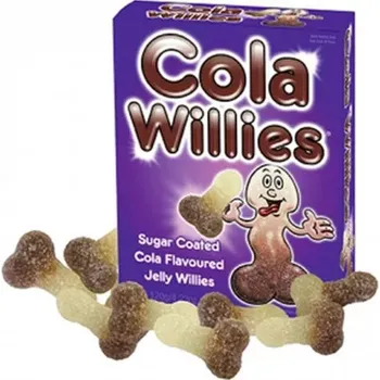 S&F Jelly Willies Želatinové bonbony ve tvaru penisu s příchutí coly 120 g