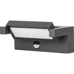 Výklopné venkovní LED svítidlo se senzorem 20 W, 1500 lm, 4000 K, PIR, antracit – Eurakles LUISA ST472-ANT/PIR