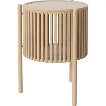 Konzolový stolek Bolia Odkládací stolek Story, white pigmented oak