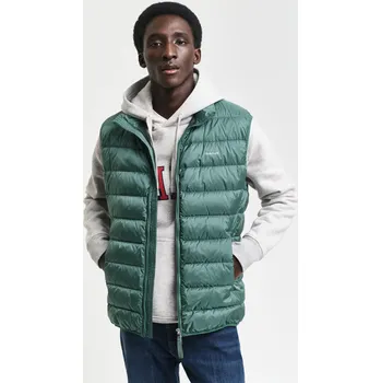 Pánská vesta VESTA GANT LIGHT DOWN VEST WOODY GREEN