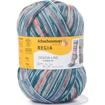 Příze Regia 4-Ply Design line 3657 Summer Night (Ponožková příze Regia Design line 3657 Summer Night)