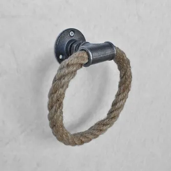 Věšák Nástěnný věšák BORURAF 20 cm černý