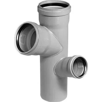 Kanalizační potrubí HT odbočka rohová 100/100/70 67° levá, paneláková