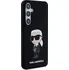 Pouzdro na mobilní telefon Karl Lagerfeld Liquid Silicone Ikonik NFT Zadní Kryt pro Samsung Galaxy S24+ Black