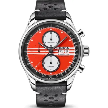 Hodinky Union Glashütte Viro Chronograph D011.414.16.420.09 Silvretta Classic 2023 Limited Edition 200pcs