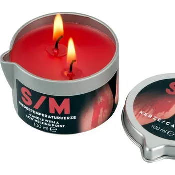 Masážní přípravek Svíce S/M with a low melting point 100 ml Safe