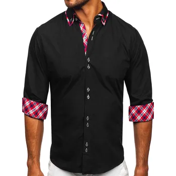 Pánská košile Pánská košile BOLF 4704 černá - L