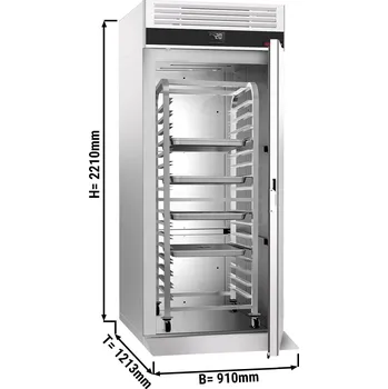 Lednice G.Gastro Lednice s vjezdem (GN 2/1 + EN 600x400) - 700L - s 1 dveřmi