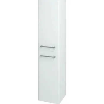 Koupelnový nábytek Skříňka vysoká L/P, bílá, DERBY