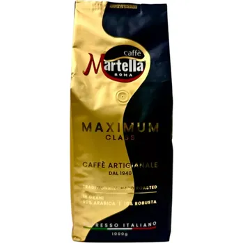 Káva Caffé Martella Maximum Class - 1kg, zrnková káva (Caffé Martella Maximum Class, zrnková káva - 1kg)