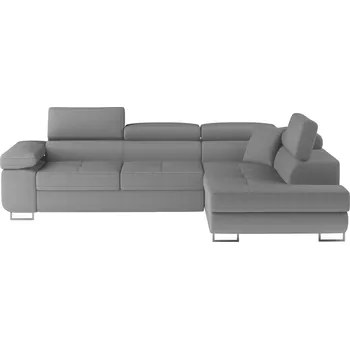 Sedací souprava Rohová rozkládací sedací souprava Anton 272 cm Jarell 04 šedá pravá