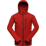 Alpine Pro HOOR ČERVENÁ PÁNSKÁ SOFTSHELLOVÁ BUNDA S MEMBRÁNOU S