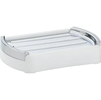 Mýdlenka KELA Miska na mýdlo MARTA plast bílá KL-24190