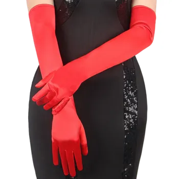 Pánské erotické prádlo Sexy Elephant Saténové rukavice Touch of Love, bílé