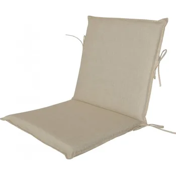 Podsedák Axin Trading s.r.o. Polstr na zahradní křeslo UNI s nízkým opěradlem - látka světle béžový melír