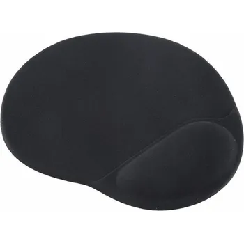 Podložka pod myš Gembird ERGO Maxi, gelová podložka pod myš, černá