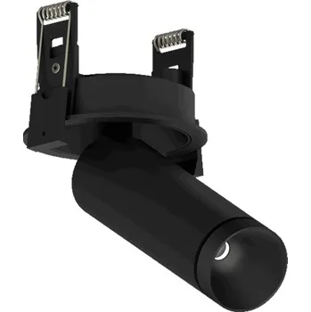 Bodové svítidlo Illuxtron Polovestavné reflektorové svítidlo Pointer Spot 75 Teplota chromatičnosti / Stmívání: 3000 Kelvinů / Stmívatelné DALI, Barevná varianta: Černá / Černá, Úhel vyzařování: 60° 0T270372W402 Polovestavné reflektorové svítidlo Pointer Spot 75