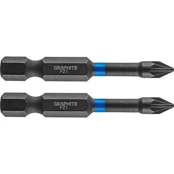 Bit Graphite Rázové bity PZ1 50mm 2ks