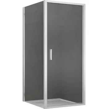 Sprchové dveře Dveře 1-křídlé, otevírání ven i dovnitř, 800x1900 mm, aluchrom/sklo 6 mm čiré, úprava AP, SALIA