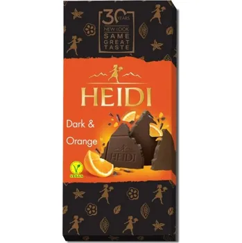 Čokoláda Heidi Čokoláda Dark Orange 65% 80 g