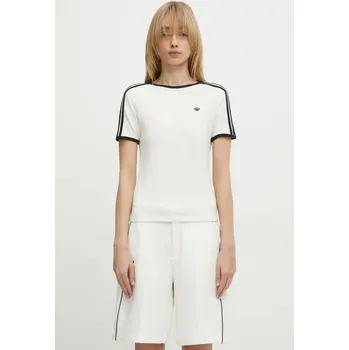 Dámské tričko Tričko adidas Originals 3-Stripes Cali Tee, S, bílá, 00X