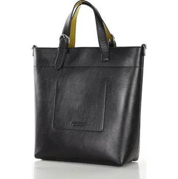 Kabelka Marco Mazzini Luxusní shopper bag kabelka Mazzini G12396 černá