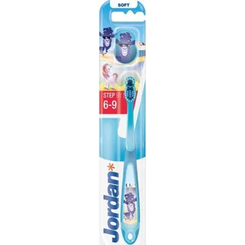 Zubní kartáček Jordan Step 3 zubní kartáček pro školáky, 1ks Barva: Modrá