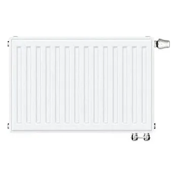 Radiátor Těleso otopné CosmoNova 22-500/1400mm, 2160W, multifunkční, s ventilem, s úchyty, RAL9016