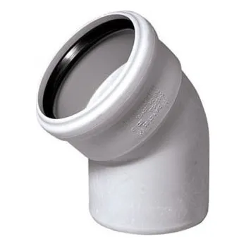 Kanalizační potrubí RAUPIANO PLUS koleno 125/45° zvukově izolovaný odpadní systém