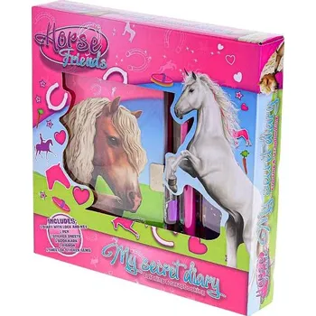 Figurka Horse Friends tajný deníček s doplňky v krabičce