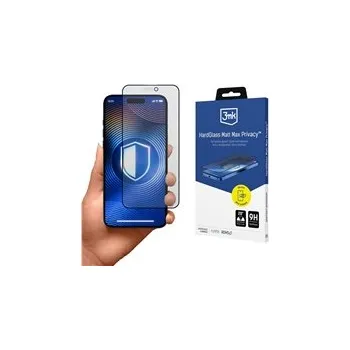 3mk tvrzené sklo HardGlass Matt Max Privacy pro Apple iPhone 15 Plus/16 Plus