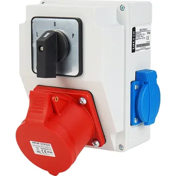 Rozvaděč Stavební rozvaděč 32A 5P + 2x 230V + L-0-P