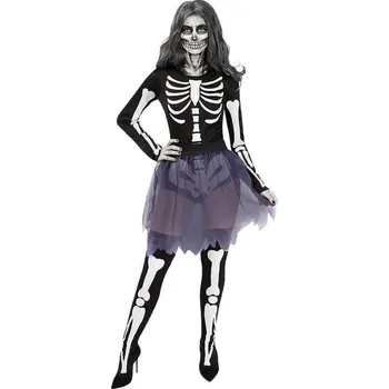 Karnevalový kostým Funiglobal - Kostým kostry pro ženy - L