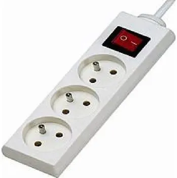 Prodlužovací kabel Konnoc DX-3FS 3m trojzásuvka s vypínačem