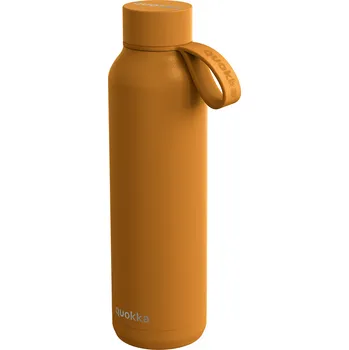 Termoska Nerezová termoláhev s poutkem Solid, 630ml, Quokka, mustard