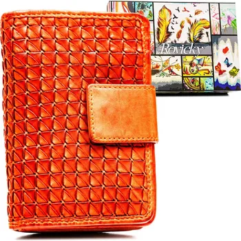 Peněženka Prostorná dámská peněženka s mnoha kapsami Barva: Oranžová