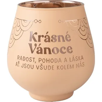 Svícen Albi Zrcadlový svícen - Krásné Vánoce