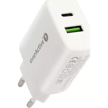 USB/USB-C nabíječka 25W bílá