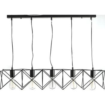 ACA Lighting Vintage závěsné svítidlo KS1462P5BK