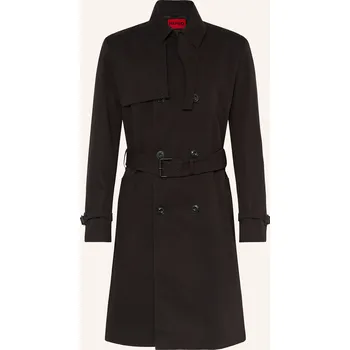 Pánský kabát Hugo Pánský Trenčkot Maluks, černá, 54