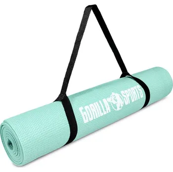 podložka na cvičení Gorilla Sports podložka na jógu z PVC, ledově modrá