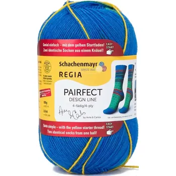 Příze Regia 4-Ply Pairfect Design Line Color 9090 fossheim (Ponožková příze Regia Pairfect Design Line Arnie & Carlos 9090 fossheim)
