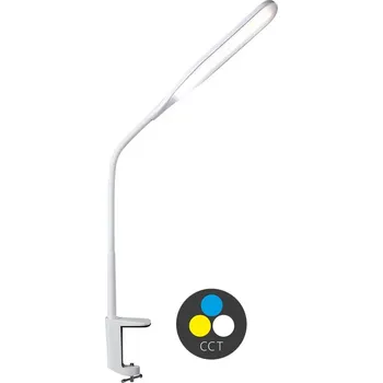 Lampička ECOLITE LED stolní lampa 10W volba teploty světla, stmívatelná, stolní úchyt, bílá LU13C-BI