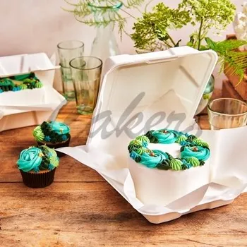 Čokoláda Bento Dortová Krabice Bílá 15x15 cm FunCakes (minimální odběr 5ks)