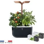 Véritable Exky SMART - Automatický květináč s regulací osvětlení, černá měděná + 2 bylinkové náplně