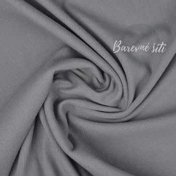 Náplet žebrovaný ŠEDÁ, Premium (E) (Žebrovaný náplet)